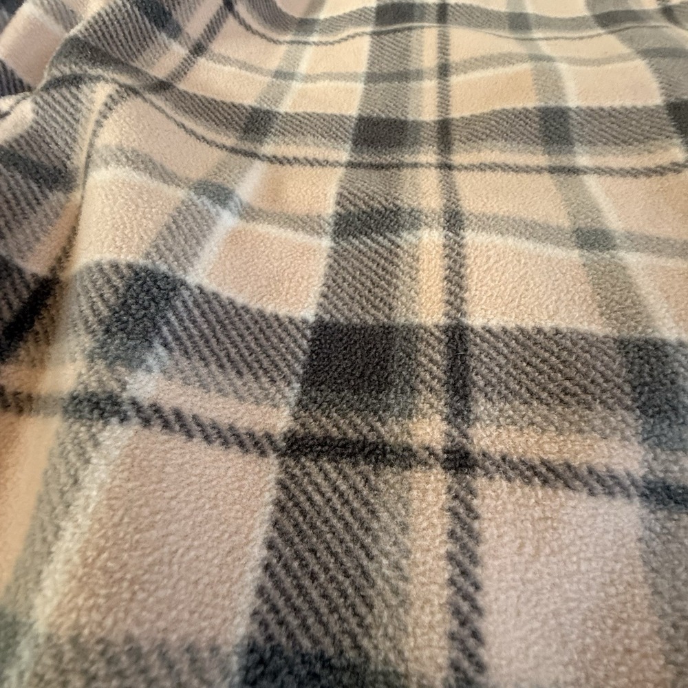 O'Neil Flannel Pink Plaid Snaps Shirt Sz XL Long Sleeve Cotton Blend Beach - Picture 10 of 12